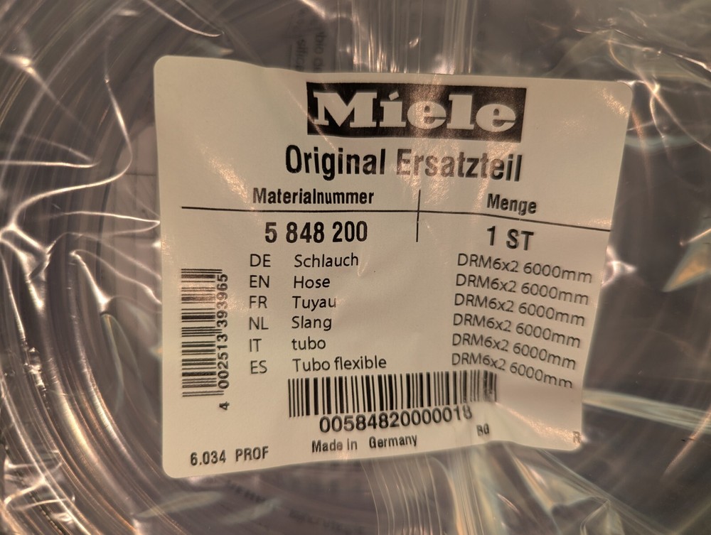 Miele 5848200 TUBING
