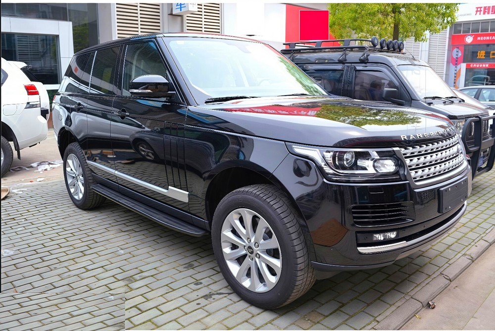 Fit For Range Rover 2013-2021 Side Step Nerf Bars Running Boards Step Bars Black