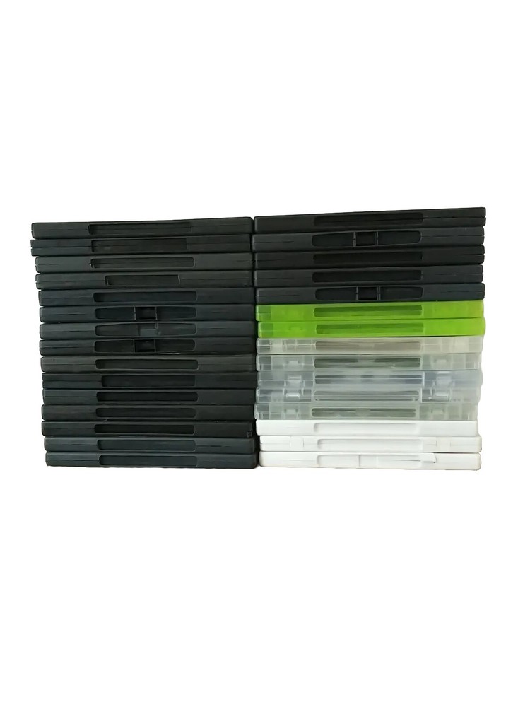 Empty DVD Cases Lot Of  30 Multicolor