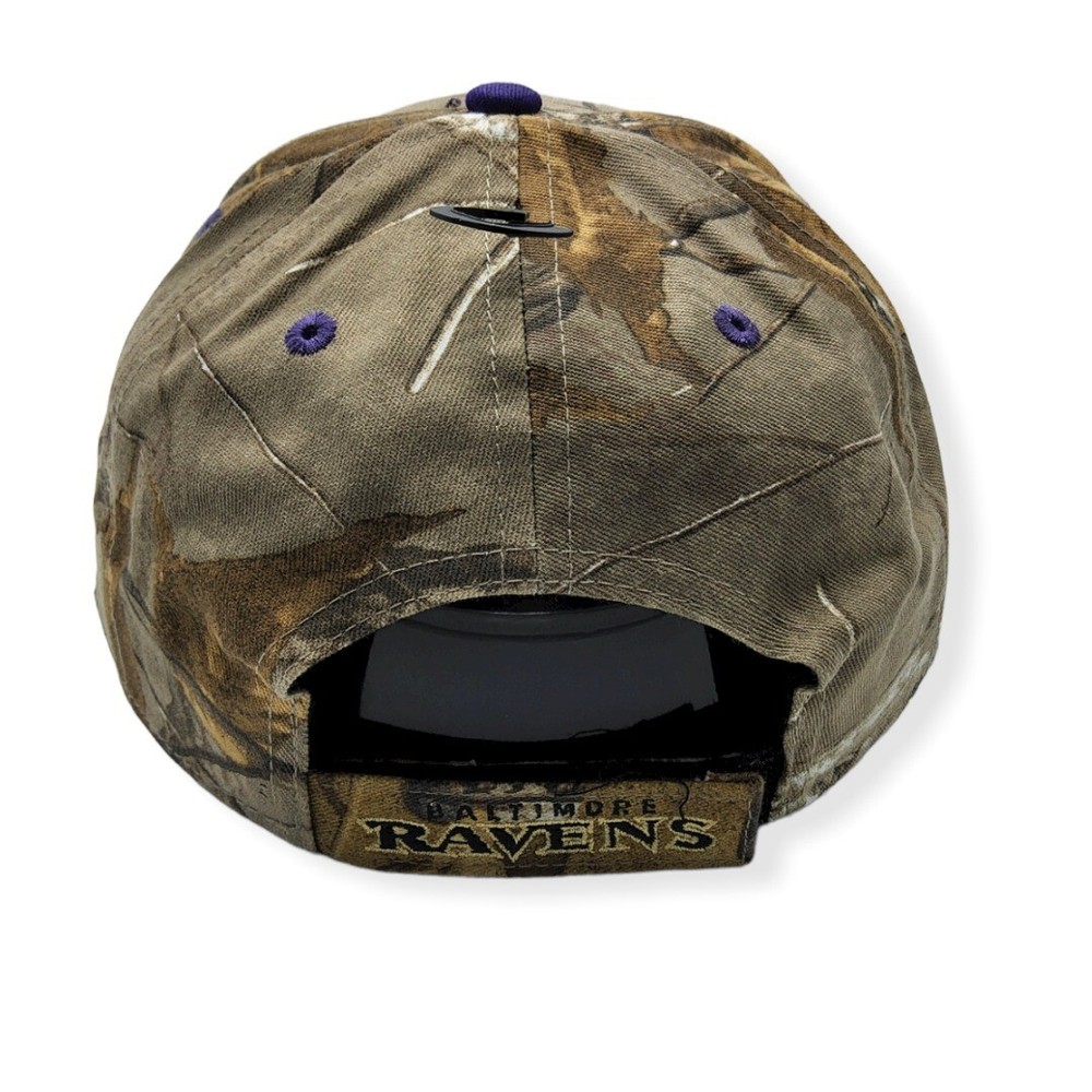 '47 Baltimore Ravens MVP Realtree Camo Frost Adjustable Strap Hat Dad Cap