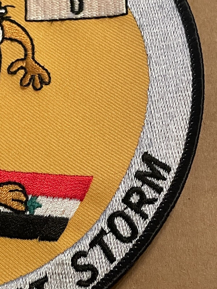 Operation Desert Storm Patch (Big) Battin A Thousand Desert Devils 1000 Saddam 0