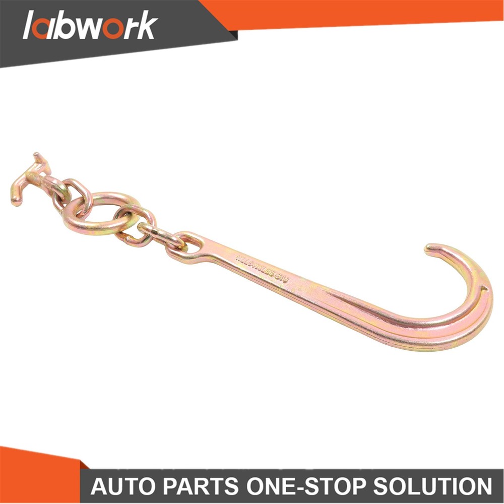 Labwork 2 Pack 15" J Hooks with TJ Hook G70 5400Lbs WLL Roll Back Clevis