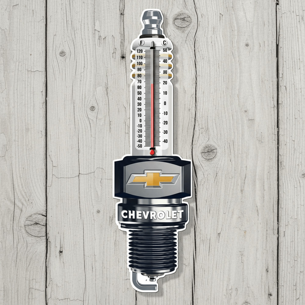 Chevrolet Spark Plug Thermometer (17.5" x 5")