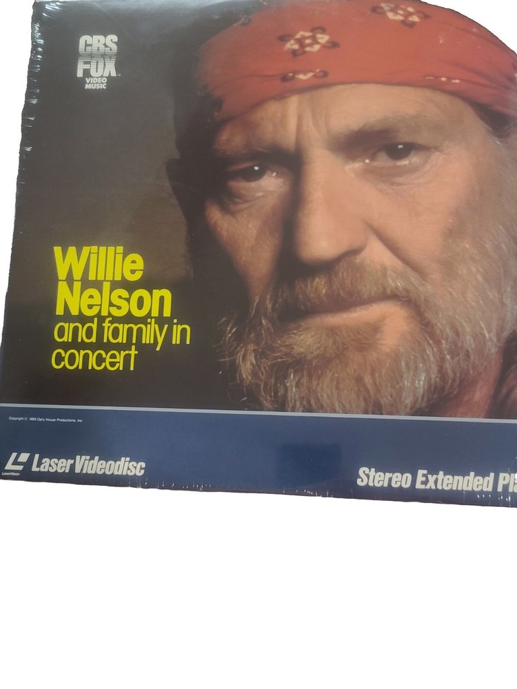 Willie Nelson Laserdisc 1984 NEW SEALED MINT