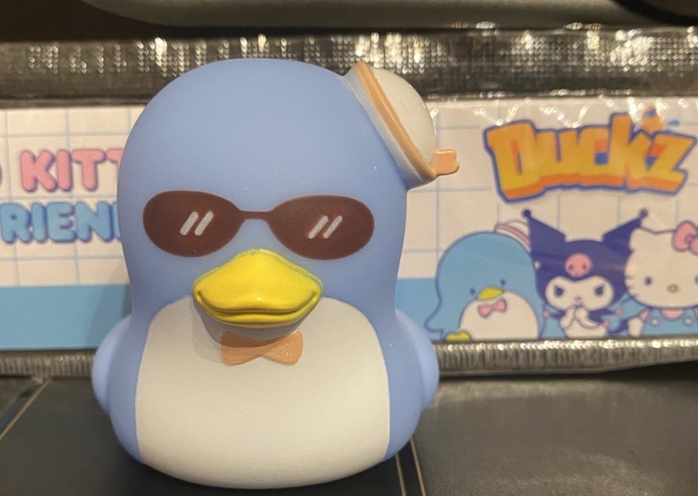 Springtime Tuxedo Sam Rubber Duck