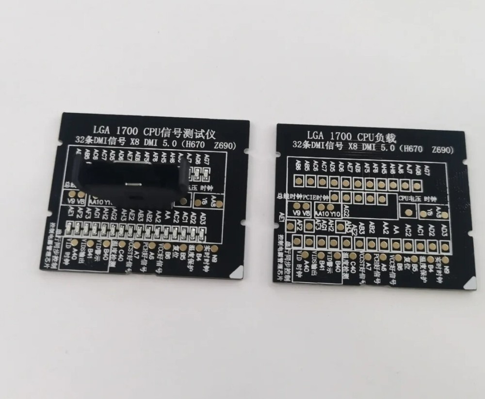 1pcs* Desktop LGA1700 CPU Socket Tester Dummy Load Fake Load with LED Indicator