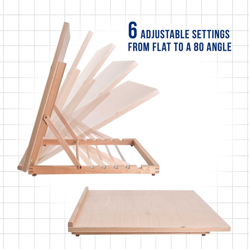 Extra Large Adjustable Wood Artist Drawing & Sketching Board