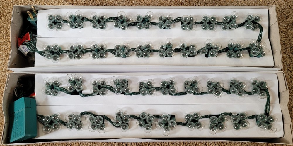 Ultimate Cluster 80 Mini Globe Light Set Clear 20 Feet Long Holiday Time Tested