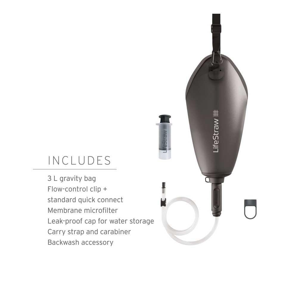 Series - Compact Gravity Water Filter System - 3L for Backpacking, Group Camp...