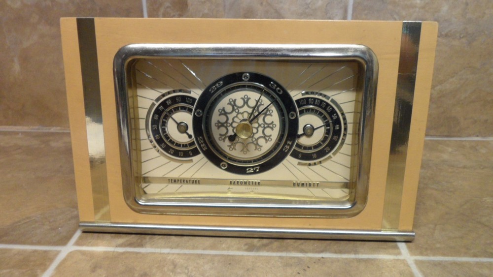 Vintage Seegers Forecaster Temperature Barometer Humidity