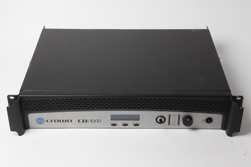 Crown CDi 1000 Professional 2-Channel Power Amplifier - Tested, READ DESCRIPTION