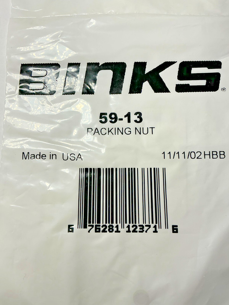 BINKS New Old Stock 59-13 Packing Nut