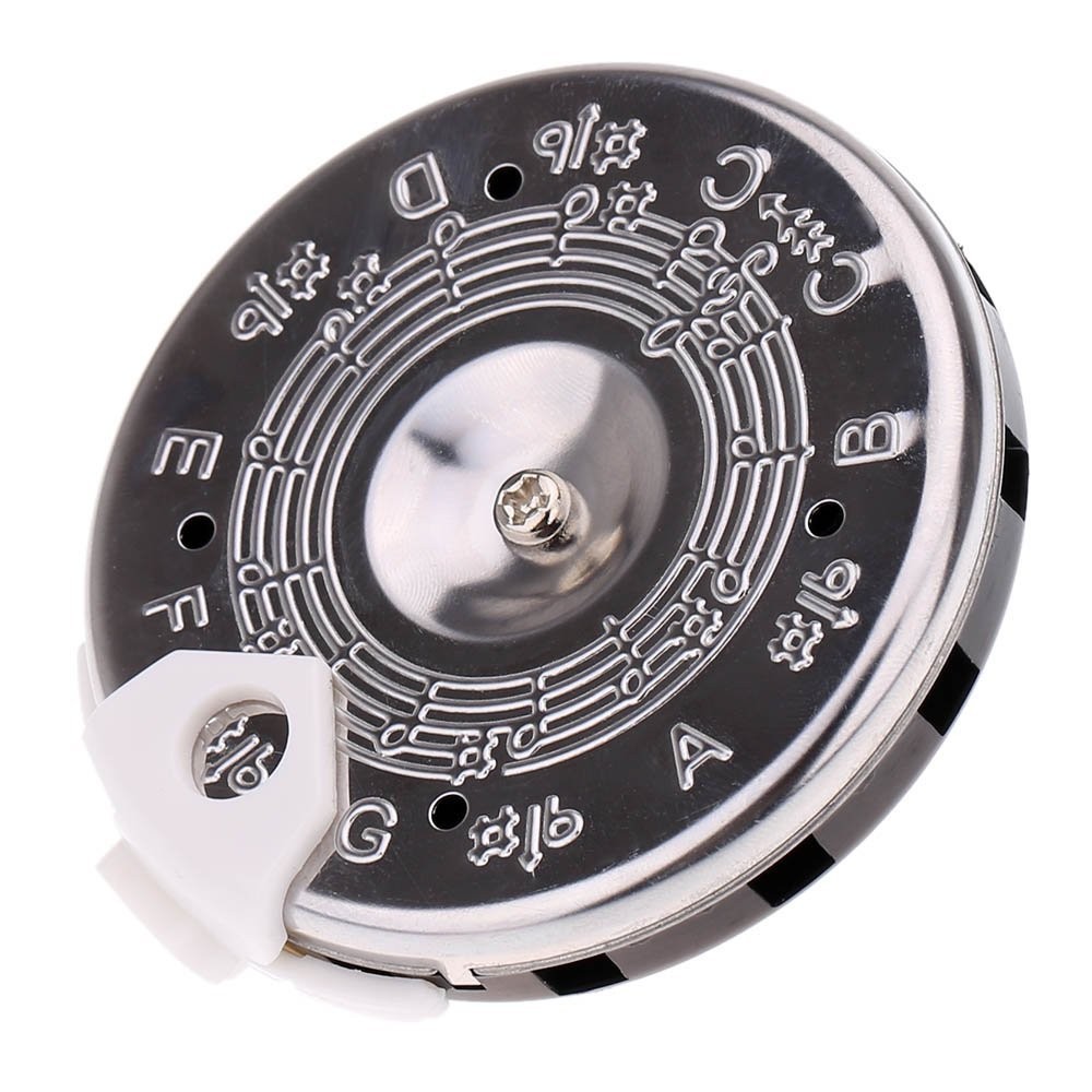 Pitch Pipe Tuner A Precise 13 Note Chromatic C-C Scale From Chrome, Metallic