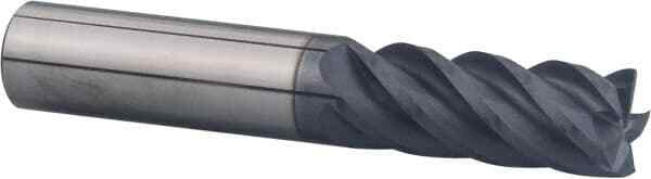 Accupro 3/4" Diam 5 Flute Single End Solid Carbide 0.03" Corner Radius End Mi...