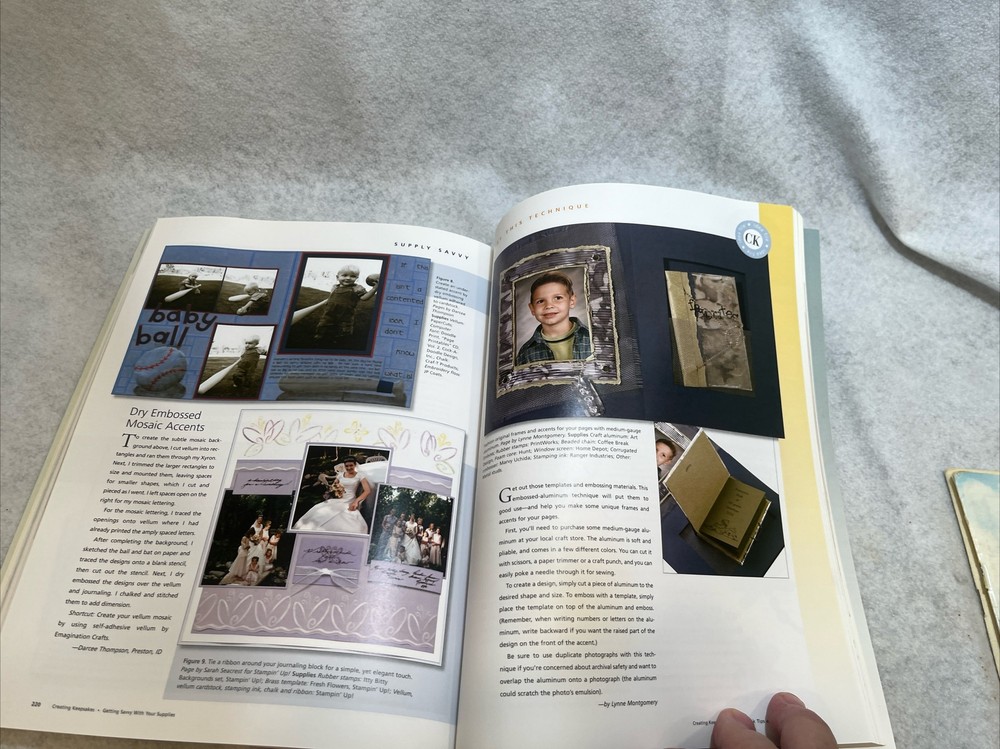 Keepsakes Scrapbook Tips And Techniques Leisure Arts Publication Trade Paperback