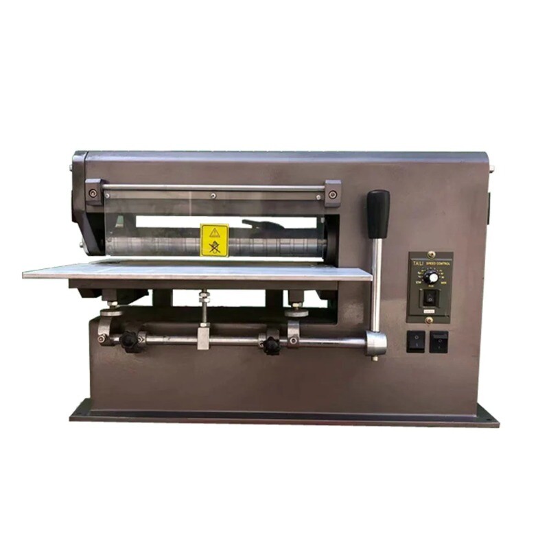 12 Inch Leather Strip Cutting Machine Motor Driven Self Motorized Electric