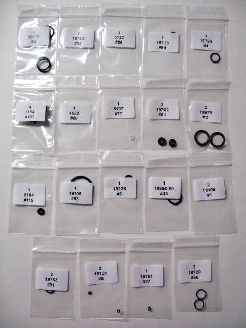 FX Impact M4 O-Ring Kit / R&S 2-25FXIM4 / Less Bottle & Barrel Kit / See Below