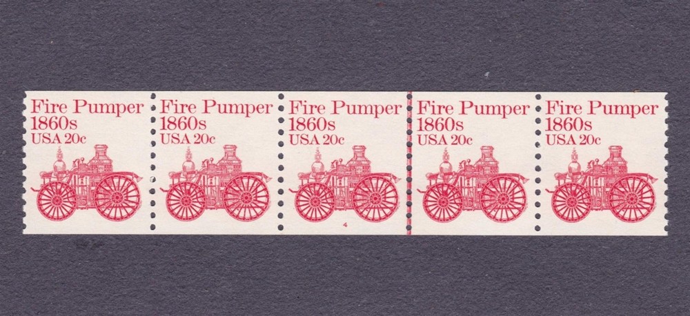 PNC5 20c Fire Pumper 4 US #1908 MNH F-VF