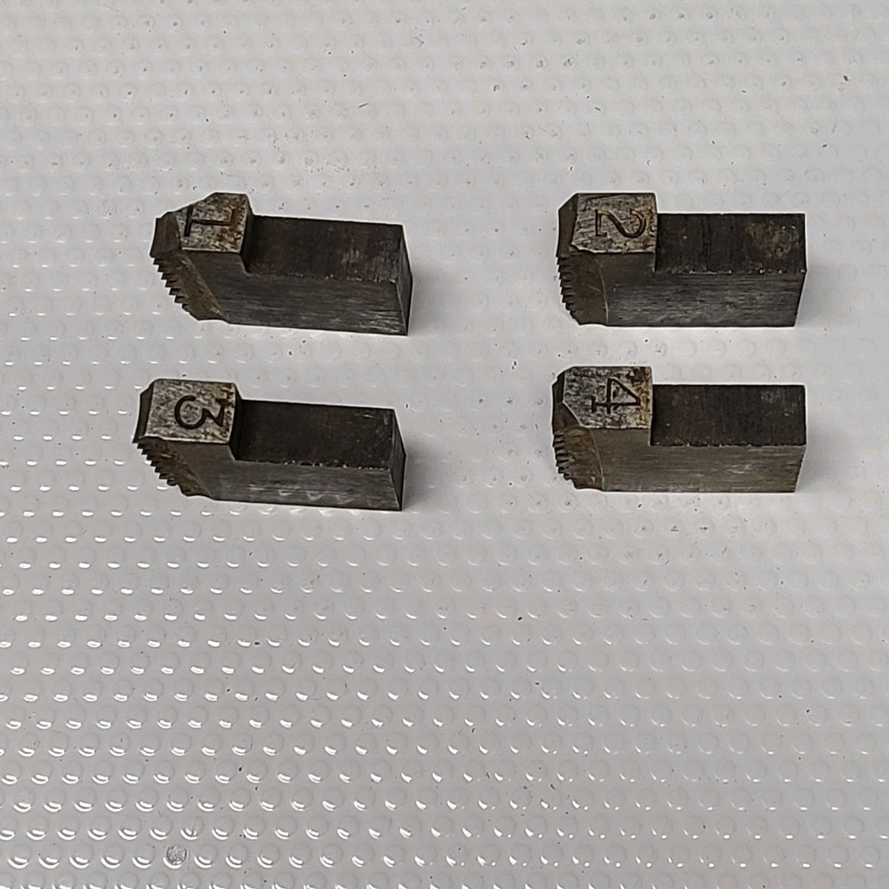 Toledo No 11 1" Inch Pipe Threading Cutting Dies Jaws