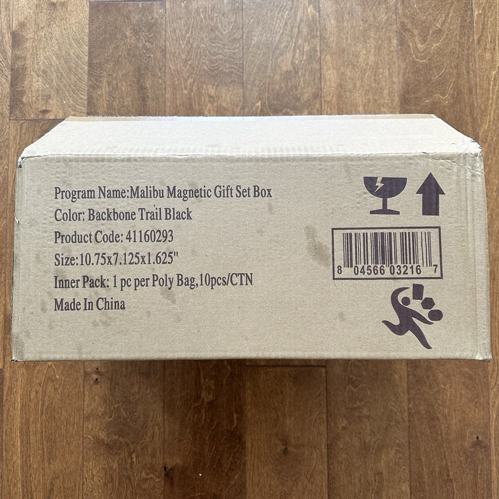 Bulk 20 Count Large Magnetic Gift Boxes (2 DAMAGED) - Backbone Trail Black