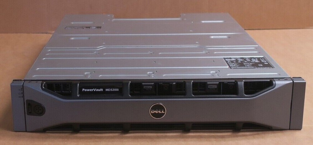 Dell PowerVault MD3200i iSCSI SAN Storage Array Dual MD32 Controller 12x 3TB SAS