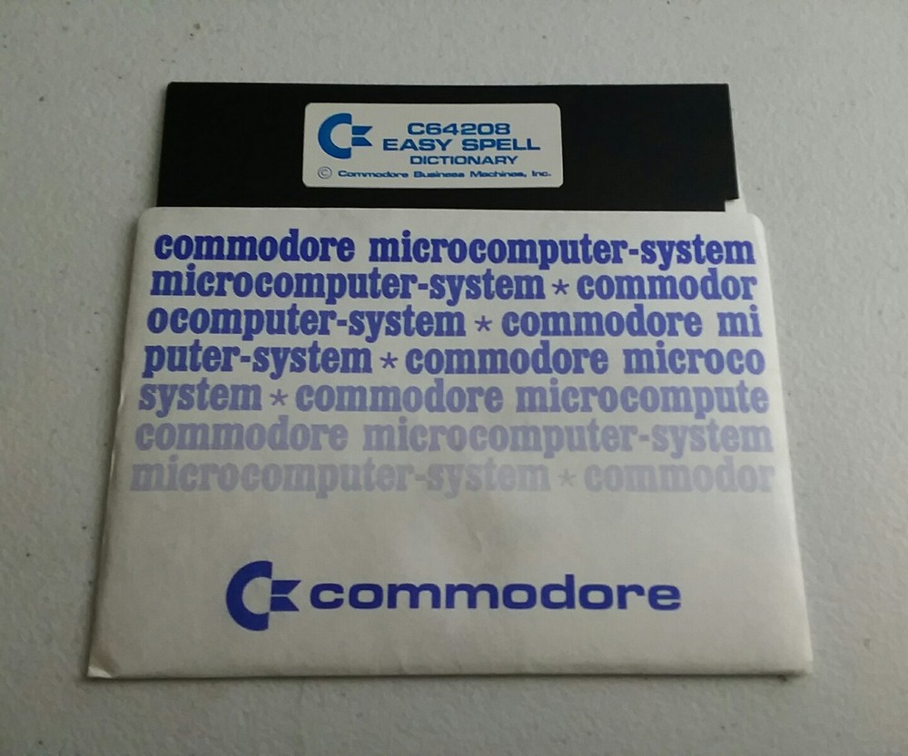Commodore Easy Spell Dictionary C64208