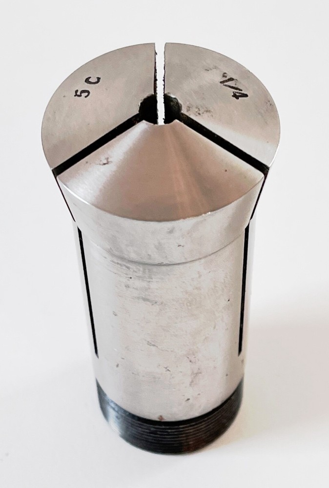 1/4" 5C Round Collet External & Internal Threads 0.25"