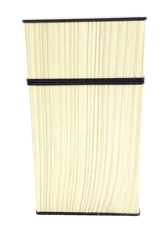 Fujima Light Wood Grain Design Push Open 100s Size Cigarette Case