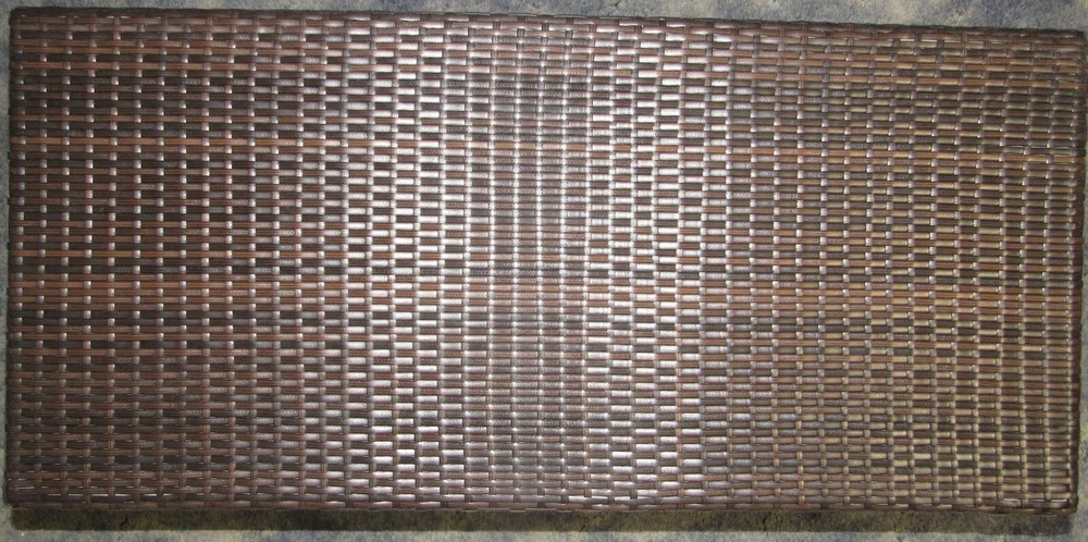 New Wicker Bench KD - Brown
