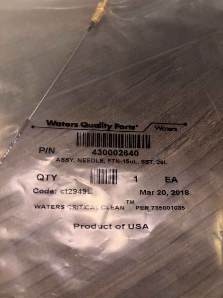 Waters - Assy Needle FTN 15ul, SST, 28L