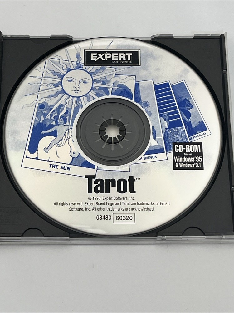 Tarot PC CD-ROM Expert Software Windows 1996 Vintage