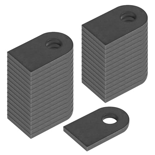 30 Pack Weld On Mounting Tab, Steel Basic Welding Tab, 1-5/8" Tall, 1" Width,
