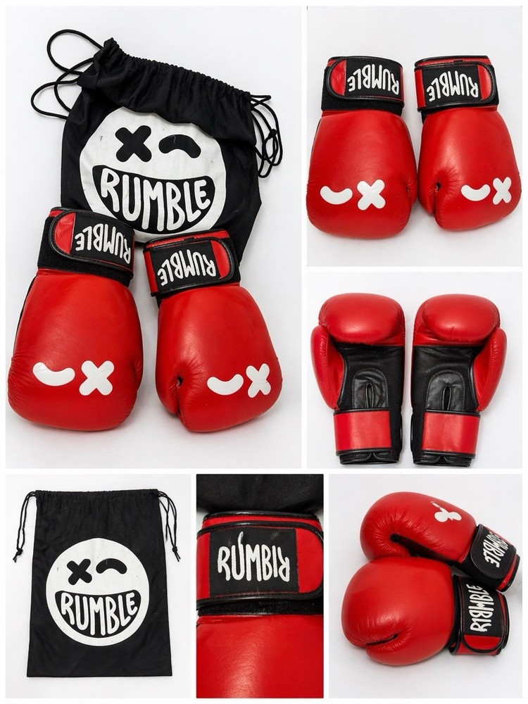 Rumble Red Boxing Gloves 14oz