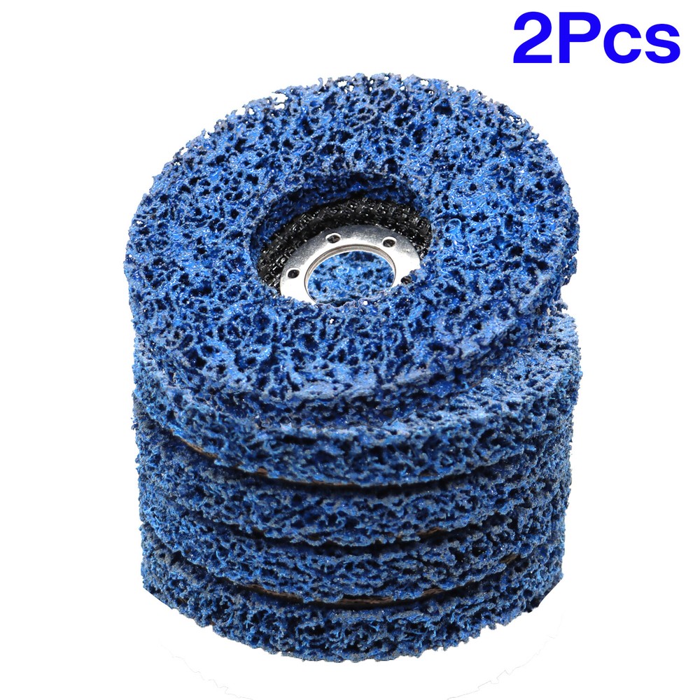 10 Pack 4.5''x7/8" Poly Strip Discs Wheel Paint Rust Removal Clean Angle Grinder