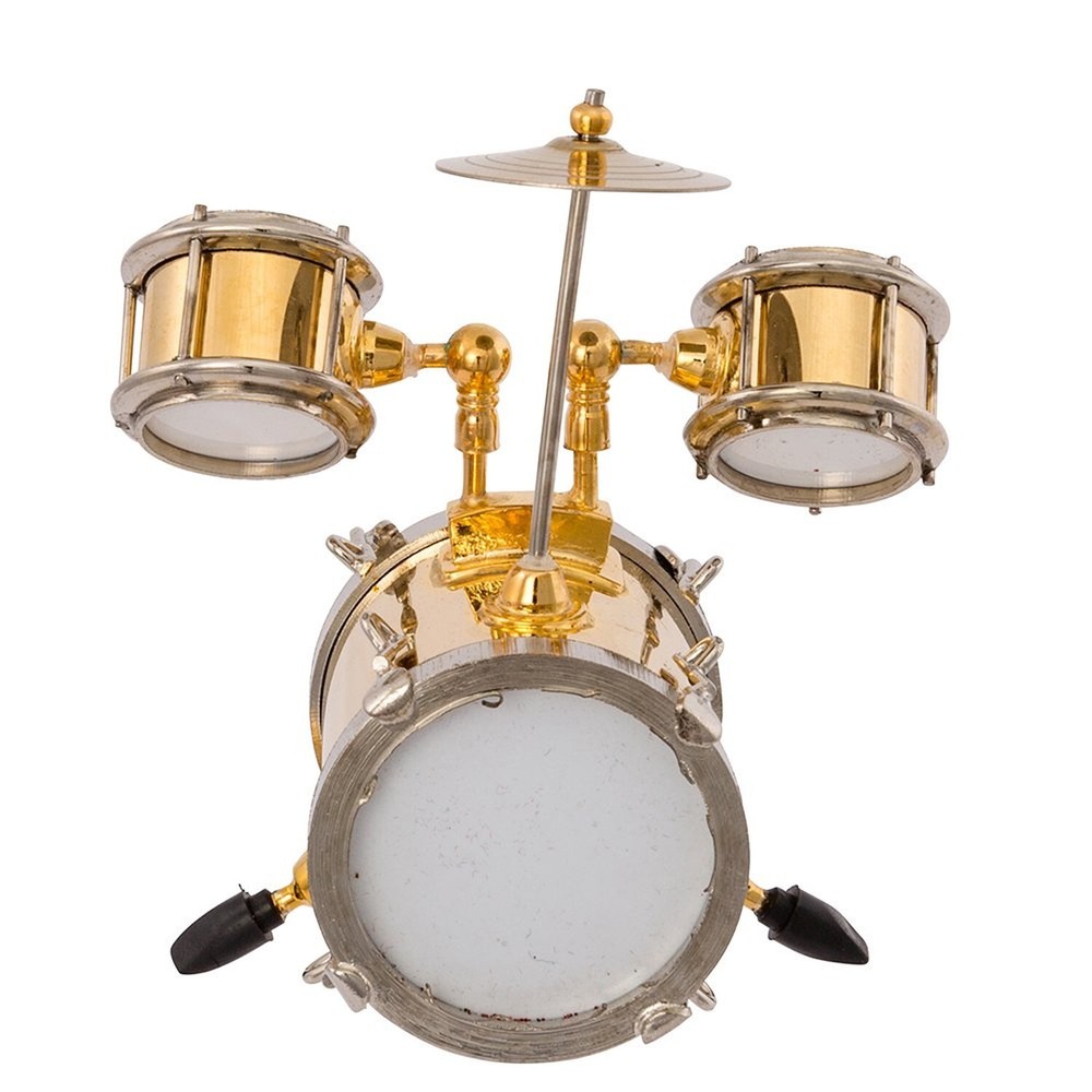 Kurt Adler J0528 Drum Ornament Gold
