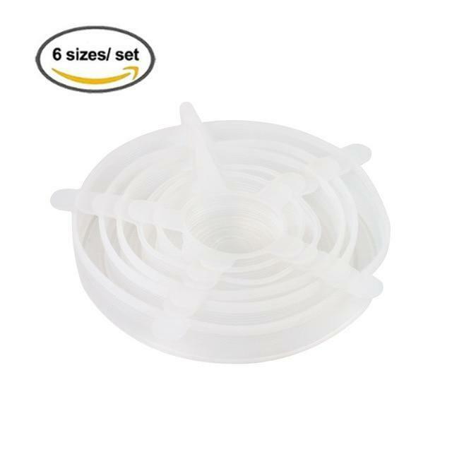 12pcs Stretch Reusable Silicone Lids