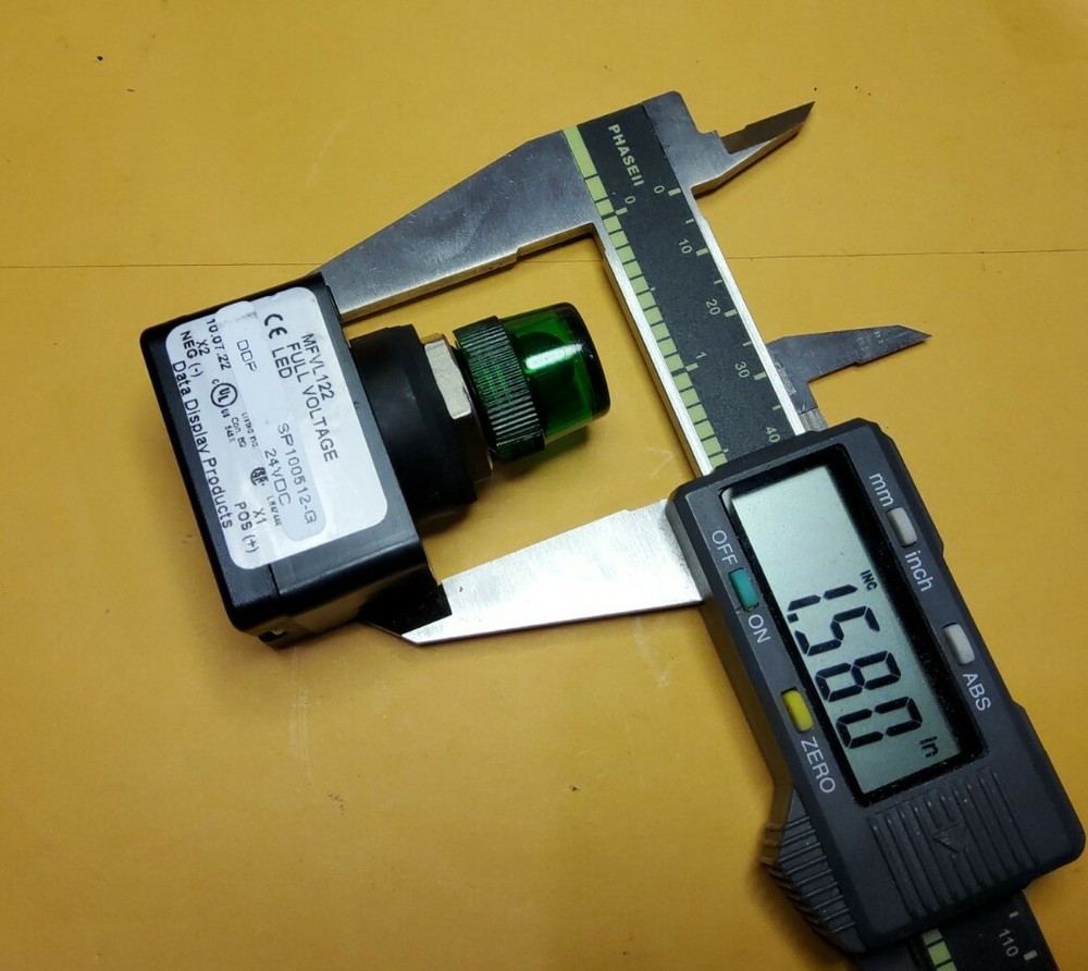 DATA DISPLAY PRODUCTS MFVL122 5/8" LAMP INDICATOR 24VDC