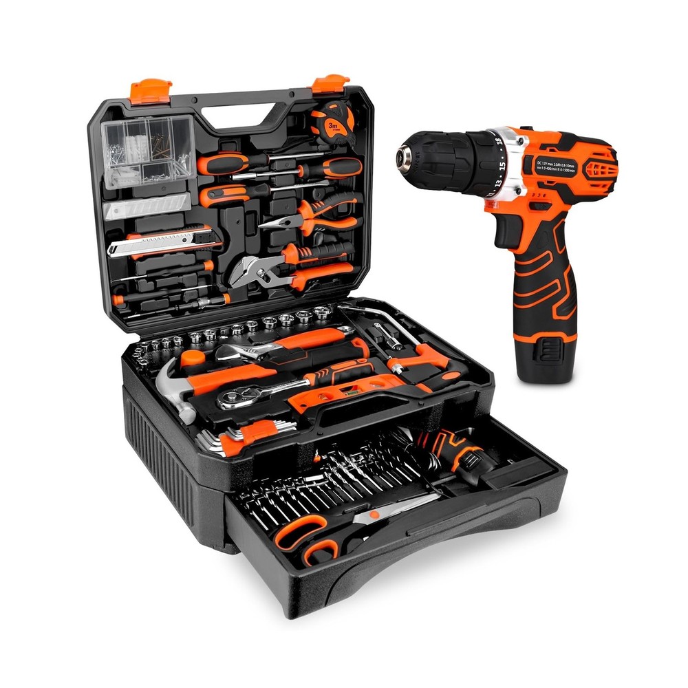 Thatool 255 Piece Drill Driver Tool Set 12V Cordless Tool Kit