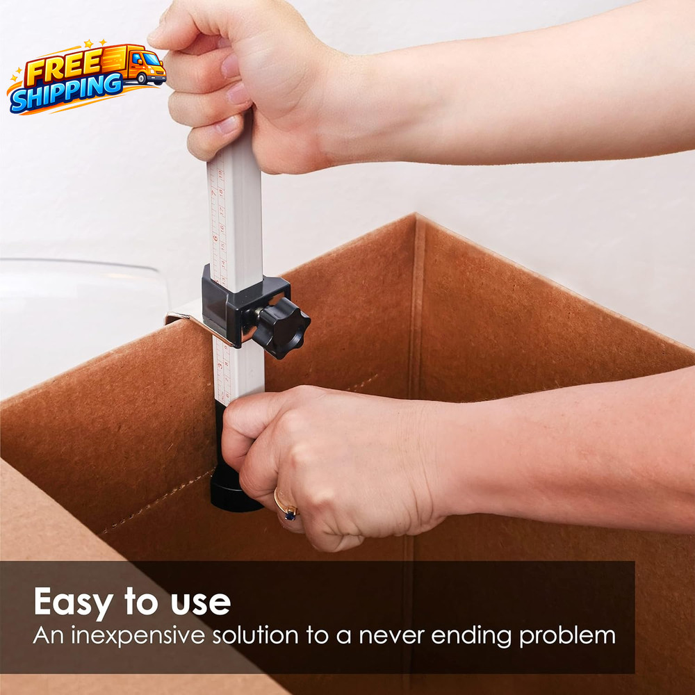 Box Resizer Tool with Scoring Wheel - Cardboard Box Reducer to Customize Shippin