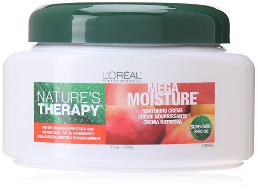 2 Pack L'Oreal Natures Therapy Mega Moisture Nurturing Creme, 16 Oz -
