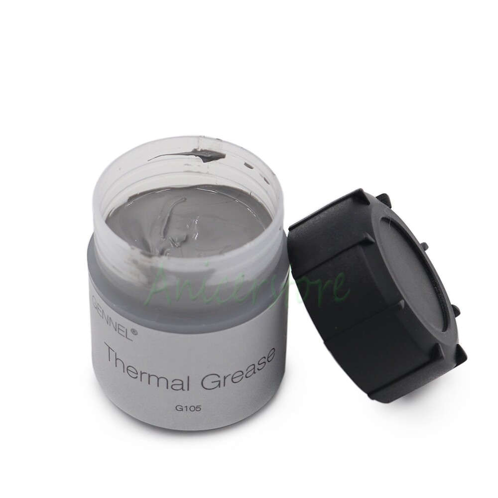 2x 20g Grey Silicone Compound Thermal Grease Paste For CPU Heatsink Chipset VGA