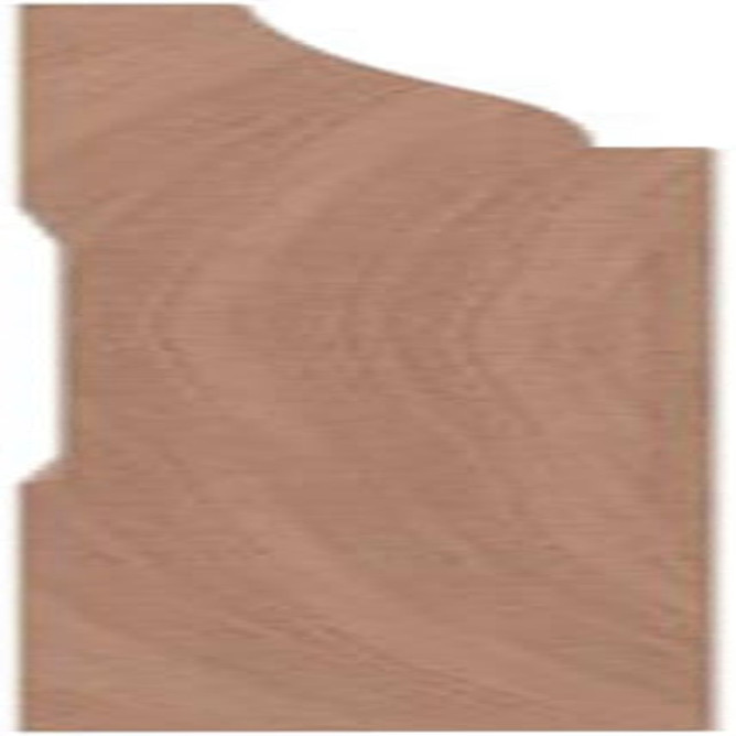 Solid Sapele Mahogany Ogee Baseboard Moulding - 96" Length