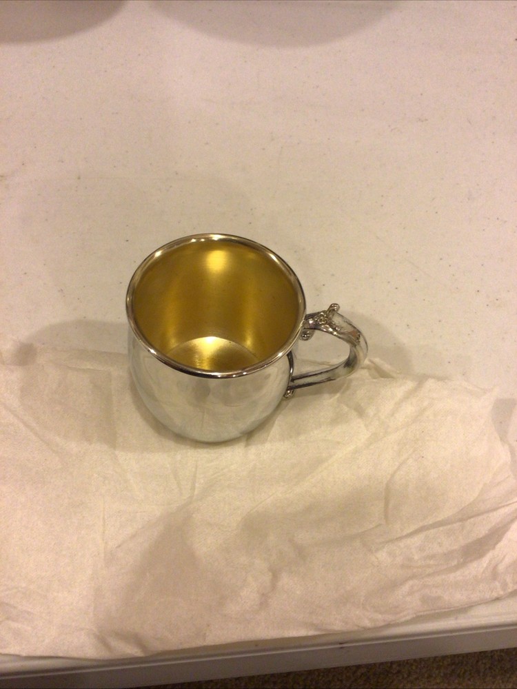 F B Roger’s Silver Plated Keepsake Cup , New In Original Package.
