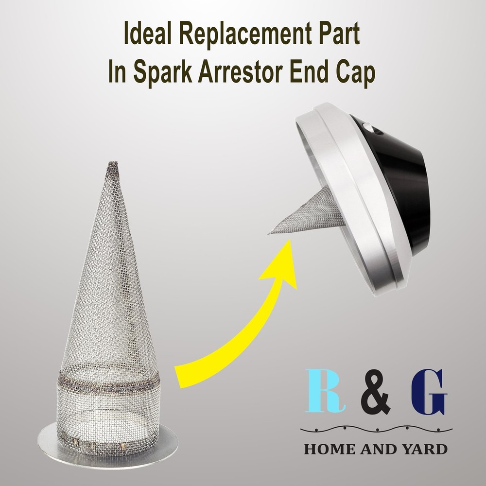 1 PC-Cone-Type Stainless Steel Spark Arrestor Screen 1.625”