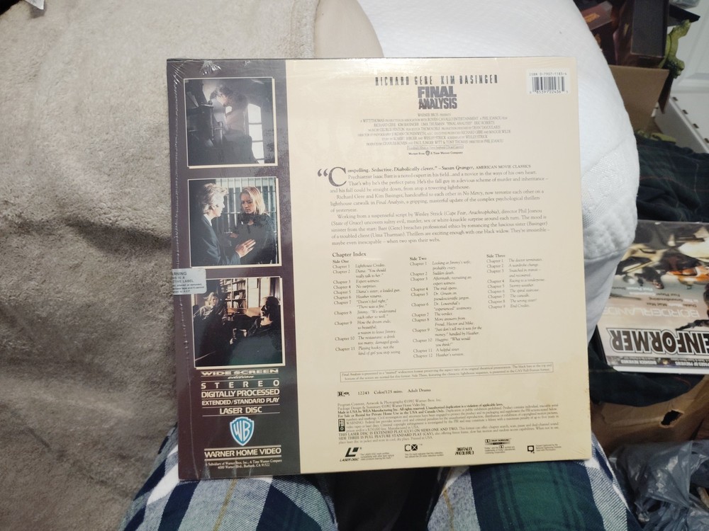 Final Analysis (Laserdisc, 1992) Brand New Sealed