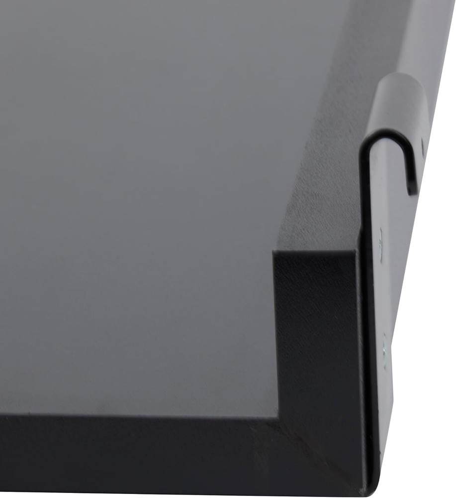 Wire Grid Laminated Black Melamine Shelf 24" X 11 ½” Retail Display