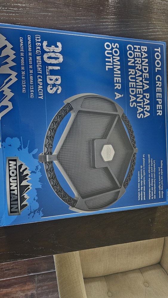 Mountain 30lb Capacity Tool Creeper Heavy Duty Castor Wheels