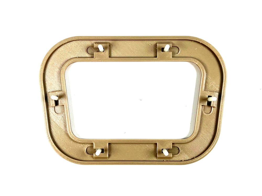 LAND ROVER RANGE ROVER CLASSIC 1987-1995 LOWER TAILGATE INNER HANDLE TRIM BEIGE