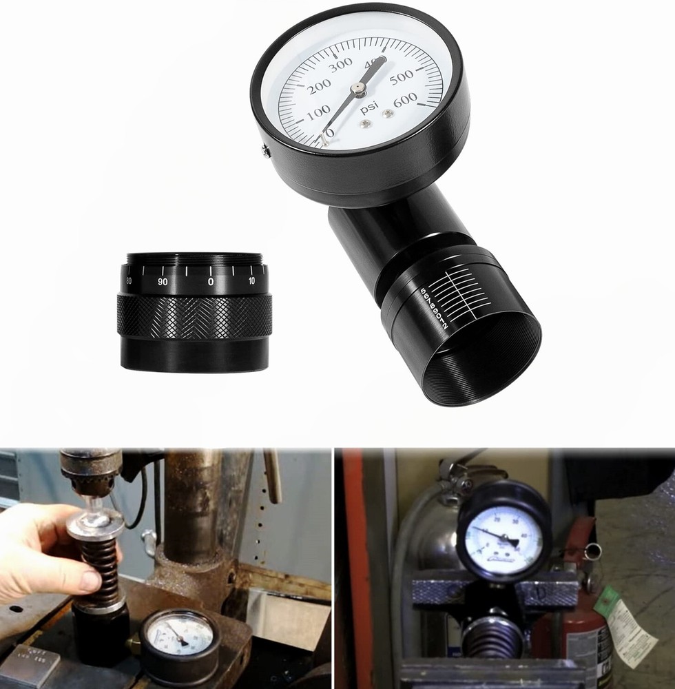 66841 Valve Spring Tester Measuring Combo Height Micrometer Round Dial 0-600LB