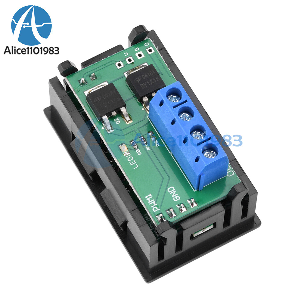 DC4-28V Digital LED PWM Speed Controller Frequency Tester Duty Cycle Adjustable